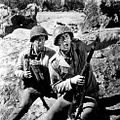 Foto Don Siegel, Fess Parker, Steve McQueen