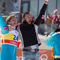 Voando Alto : Foto Hugh Jackman, Taron Egerton
