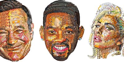 Artista usa emoji para criar imagens realistas de celebridades