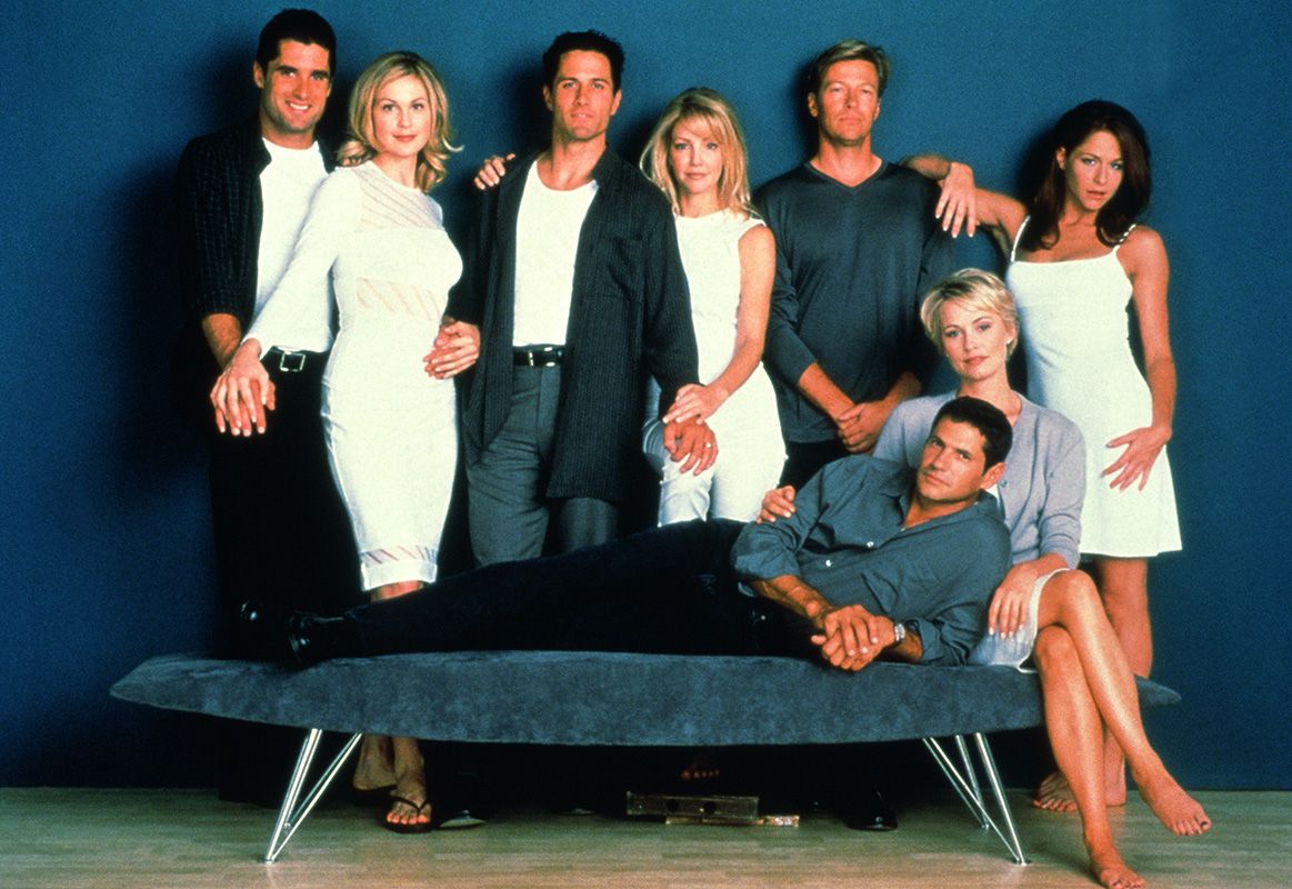 Melrose Place Fotos Thomas Calabro John Haymes Newton Jamie Luner