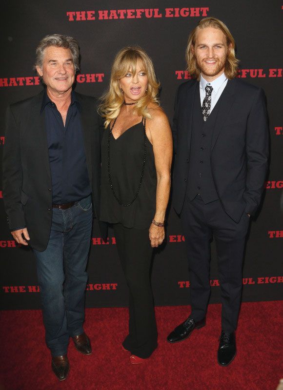 Foto De Goldie Hawn Os Oito Odiados Vignette Magazine Goldie Hawn Kurt Russell Wyatt Russell Adorocinema