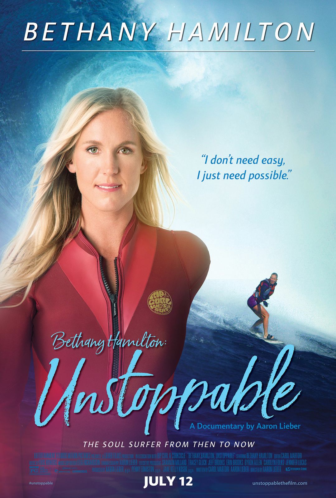 Bethany Hamilton Unstoppable Filme 2018 Adorocinema