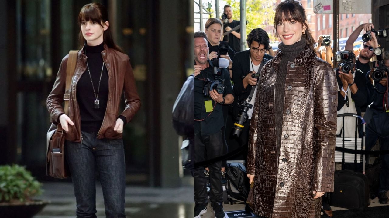 Anne Hathaway Recria Figurino De O Diabo Veste Prada Ao Lado De Anna