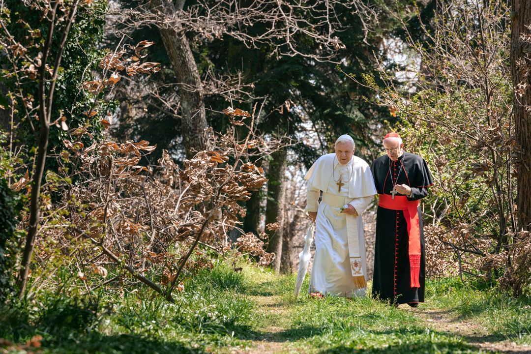 Dois Papas : Foto Anthony Hopkins, Jonathan Pryce