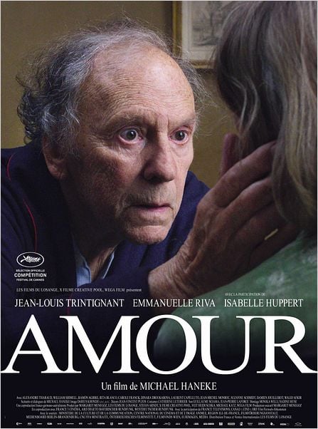 Amor : poster Emmanuelle Riva, Jean-Louis Trintignant, Michael Haneke