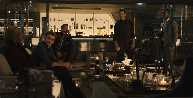 Os Vingadores 2: A Era de Ultron : Foto Chris Evans, Robert Downey Jr., Samuel L. Jackson