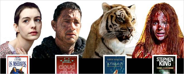 15 sucessos das livrarias chegando aos cinemas