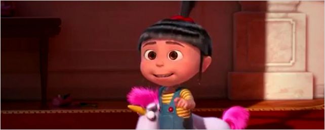 Gru e Agnes no primeiro clipe de Meu Malvado Favorito 2