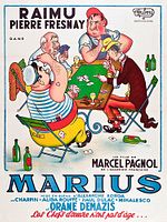 Pôster de La Trilogie Marseillaise de Marcel Pagnol : Marius