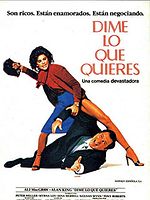 Pôster de Diga-me o que você quer