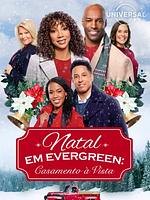 Pôster de Natal em Evergreen: Casamento à Vista