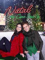 Pôster de Natal no Cine Drive-In