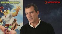 imagem de Bob Esponja - Um Herói Fora D'Água Entrevista legendada com Antonio Banderas