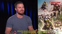 imagem de As Tartarugas Ninja - Fora das Sombras Entrevista (2) Legendada - Stephen Amell