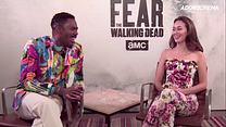 imagem de Fear the Walking Dead entrevista com Alycia Debnam-Carey e Colman Domingo