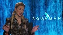 imagem de Aquaman Entrevista Amber Heard e James Wan