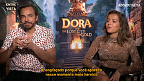 imagem de Dora e a Cidade Perdida Entrevista (2) com Isabela Merced e Elenco