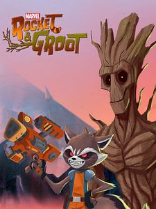 Pôster de Marvel's Rocket & Groot Temporada 1
