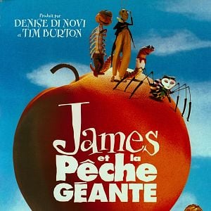 Foto James e o Pêssego Gigante