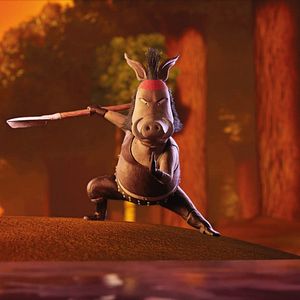 Foto A Raposa e a Lebre Salvam a Floresta