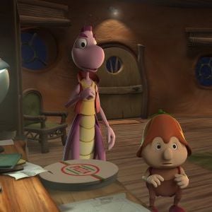 Foto O Grilo Feliz e os Insetos Gigantes