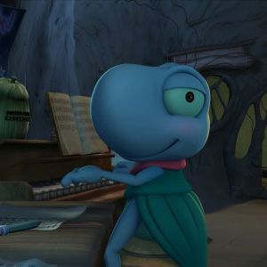 Foto O Grilo Feliz e os Insetos Gigantes