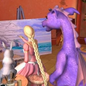 Foto Barbie como Rapunzel