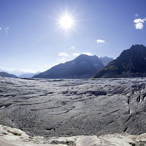 Foto O Céu e a Geleira