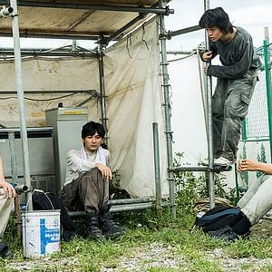 Foto O céu de Tóquio à noite é sempre do mais denso tom de azul