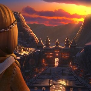 Foto O Reino Gelado - Fogo e Gelo