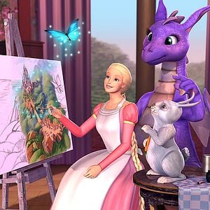 Foto Barbie como Rapunzel