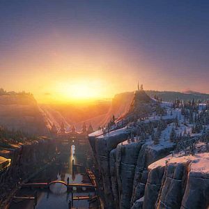 Foto O Reino Gelado - Fogo e Gelo