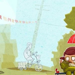 Foto Miúda e o Guarda-Chuva