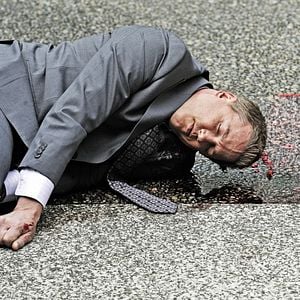 Foto Um Homem Contra Wall Street