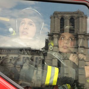 Foto Notre-Dame em Chamas