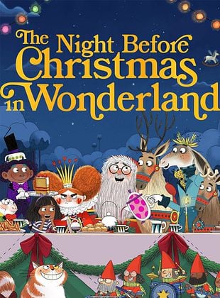 Pôster de Natal no País das Maravilhas