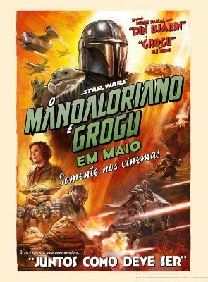 Pôster de  Star Wars: O Mandaloriano e Grogu