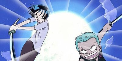 Pôster de Santōryū no kako ! Zoro to Kuina no chikai !