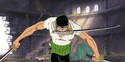 Pôster de Haikyo no kettō ! Kinpaku no Zoro tai Erik !