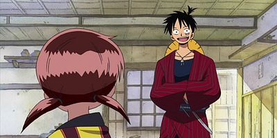 Pôster de Luffy oyabun futatabi ! Yume ka utsutsu ka tomikuji sōudō