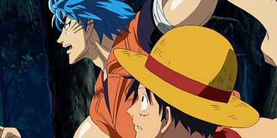 Pôster de Saikyō Taggu! Funtō, Rufi to Toriko!