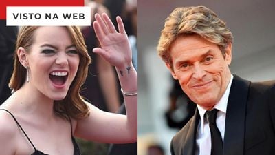 Emma Stone deu 20 tapas na cara de Willem Dafoe em novo filme: “É isso que você quer dos atores”