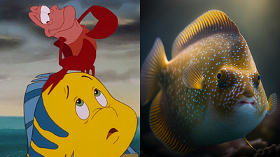 Imagem da notícia A Pequena Sereia: Inteligência artificial cria outra versão do filme de Halle Bailey (e Úrsula ficou aterrorizante)