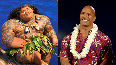 Imagem da notícia Dwayne Johnson estará no live-action de Moana, mas já imaginou seu visual? Veja transformação do astro em Maui