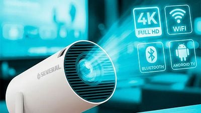 Imagem da notícia Projetor portátil mais vendido do Brasil com superdesconto no Mercado Livre