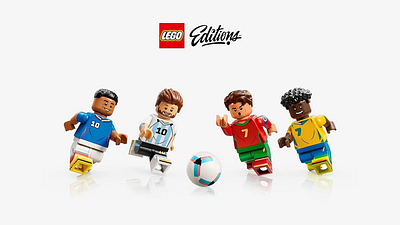 Imagem da notícia Em clima de Copa: Loja oficial da LEGO traz edição especial de futebol com CR7, Messi, Vini Jr e Mbappé para montar