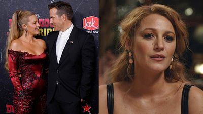 Imagem da notícia Após uma participação especial em Deadpool & Wolverine, Blake Lively recebe visita inesperada da dupla em seu novo filme
