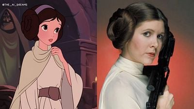Imagem da notícia Assim seriam os personagens de Star Wars se estivessem em uma animação clássica da Disney - Chewbacca ficaria extremamente fofo