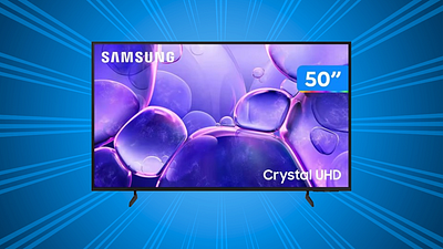 Imagem da notícia Loja oficial da Magalu dá R$300 de desconto em Smart TV Samsung 4K Crystal UHD de 50” com cupom exclusivo no Aliexpress