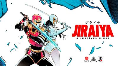 Imagem da notícia Fãs de tokusatsu: Mangá do Jiraiya feito por brasileiros está com desconto na Amazon